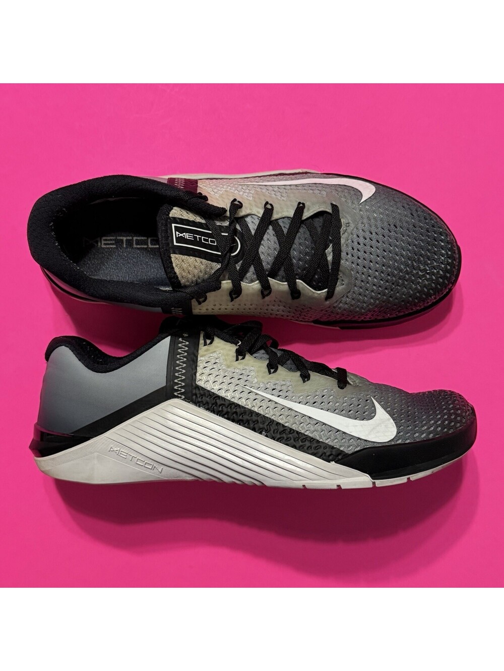 Nike Metcon 6 Black White Athletic Shoes Sneakers DJ3073-001 Women Size‎ 11
